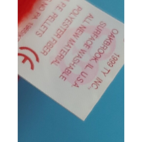 Ty  Beanie Baby Osito Red Teddy Bear Bean Bag Plush Retired Vintage - Picture 7 of 8